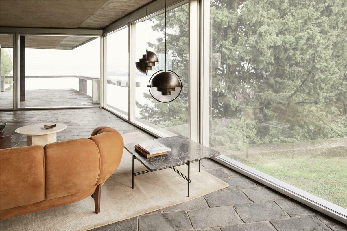 Black and white suspension lamp 42 cm Multi -Lite - Gubi - The Cool Republic