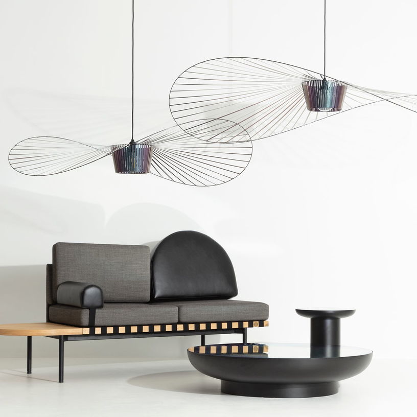 Suspension noir irisé 140 cm Vertigo - Petite Friture - The Cool Republic
