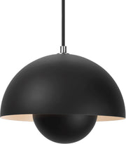 Suspension noir mat Flowerpot VP1 - &tradition - The Cool Republic