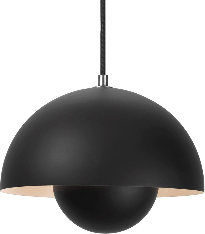 Suspension noir mat Flowerpot VP1 - &tradition - The Cool Republic