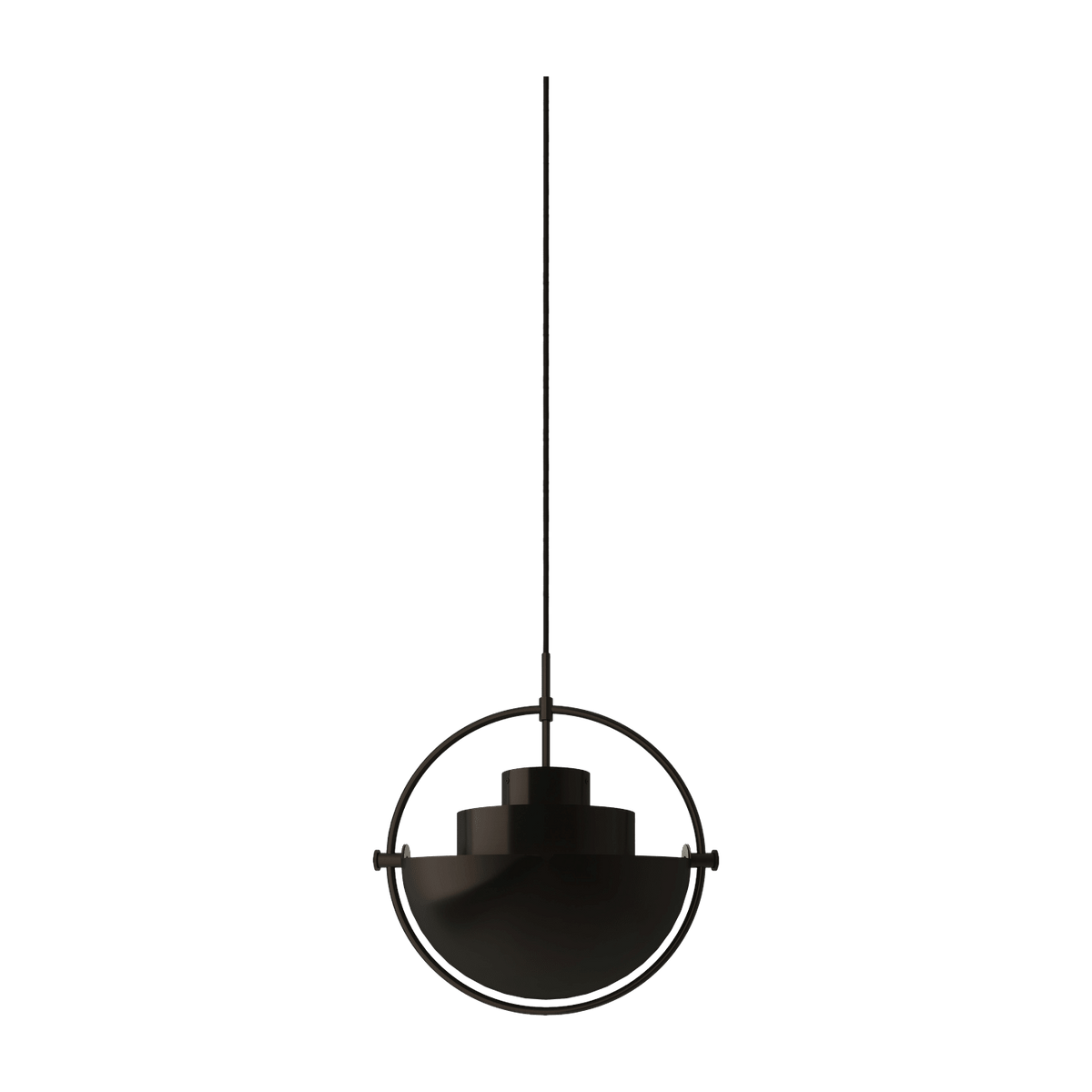 Black pendant lamp 28 cm Multi -Lite - Gubi - The Cool Republic