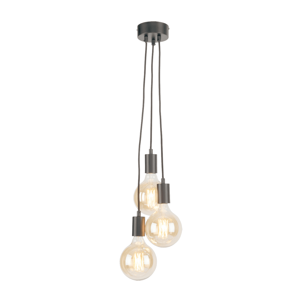 Suspension noire 3 ampoules Oslo - It's about Romi - The Cool Republic