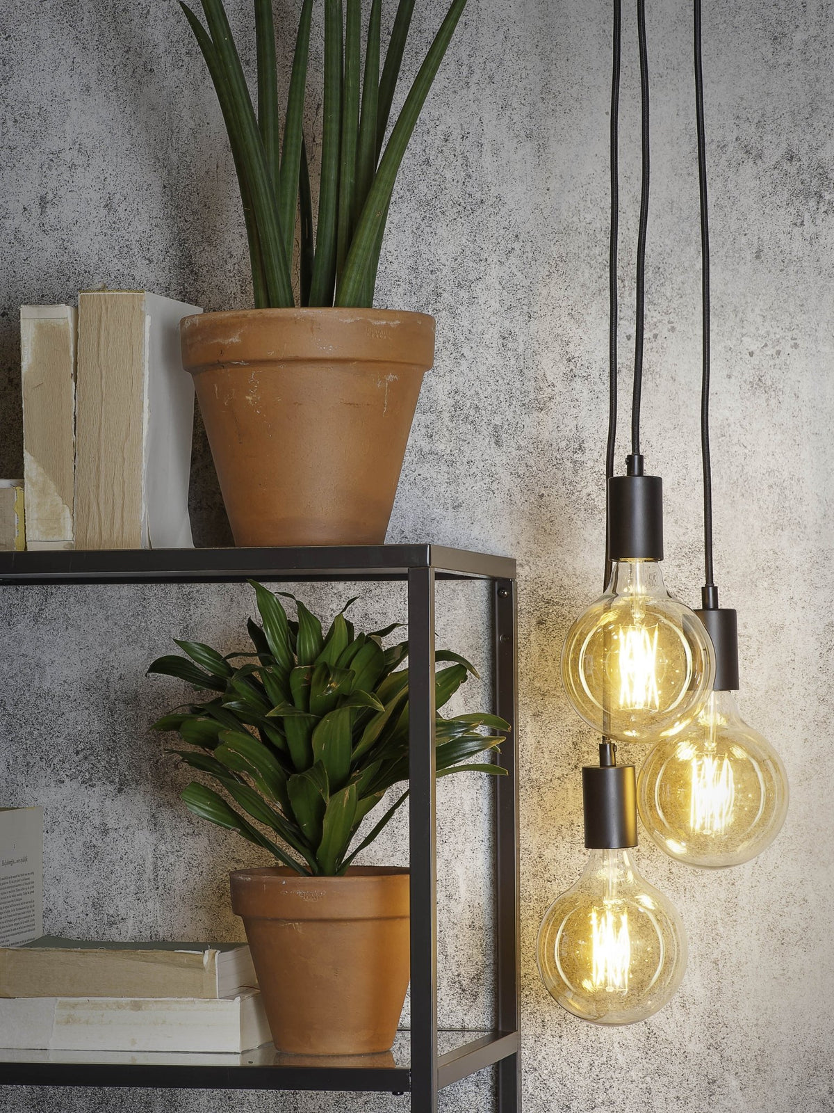 Suspension noire 3 ampoules Oslo - It's about Romi - The Cool Republic