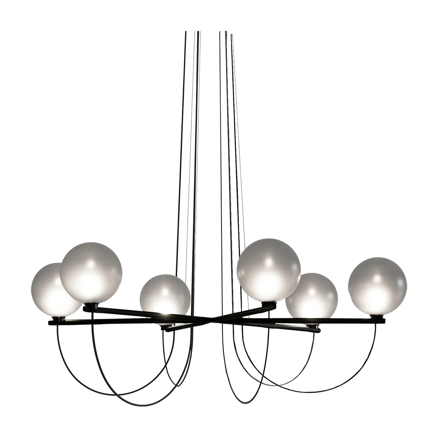 Suspension noire 6-Globe - HANDVÄRK - The Cool Republic