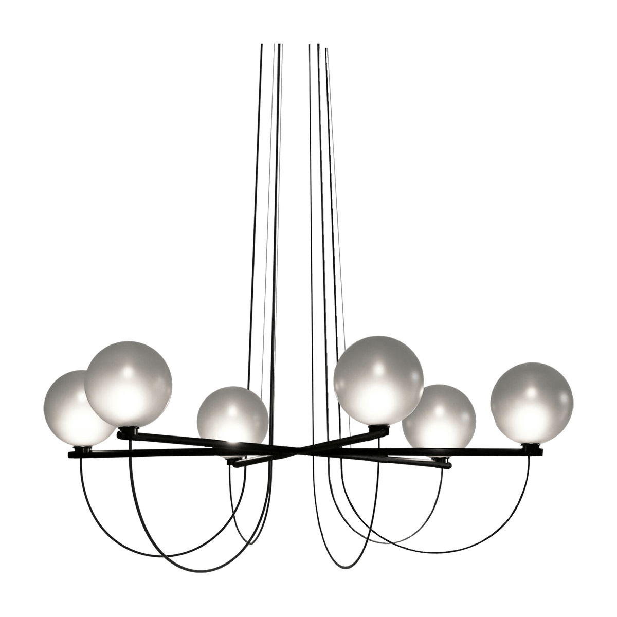 Suspension noire 6-Globe - HANDVÄRK - The Cool Republic