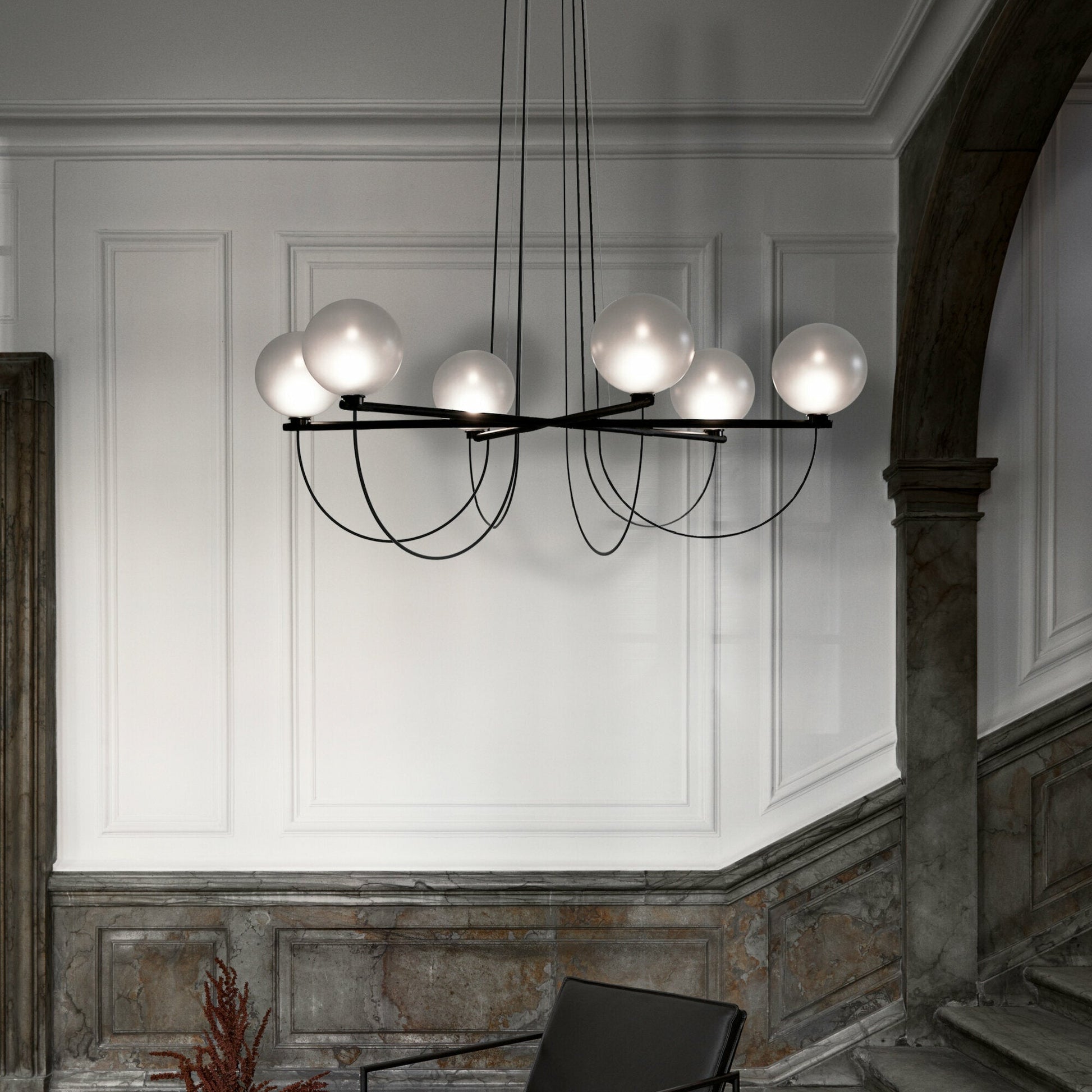 Suspension noire 6-Globe - HANDVÄRK - The Cool Republic