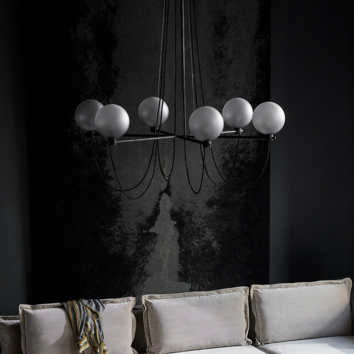 Suspension noire 6-Globe - HANDVÄRK - The Cool Republic