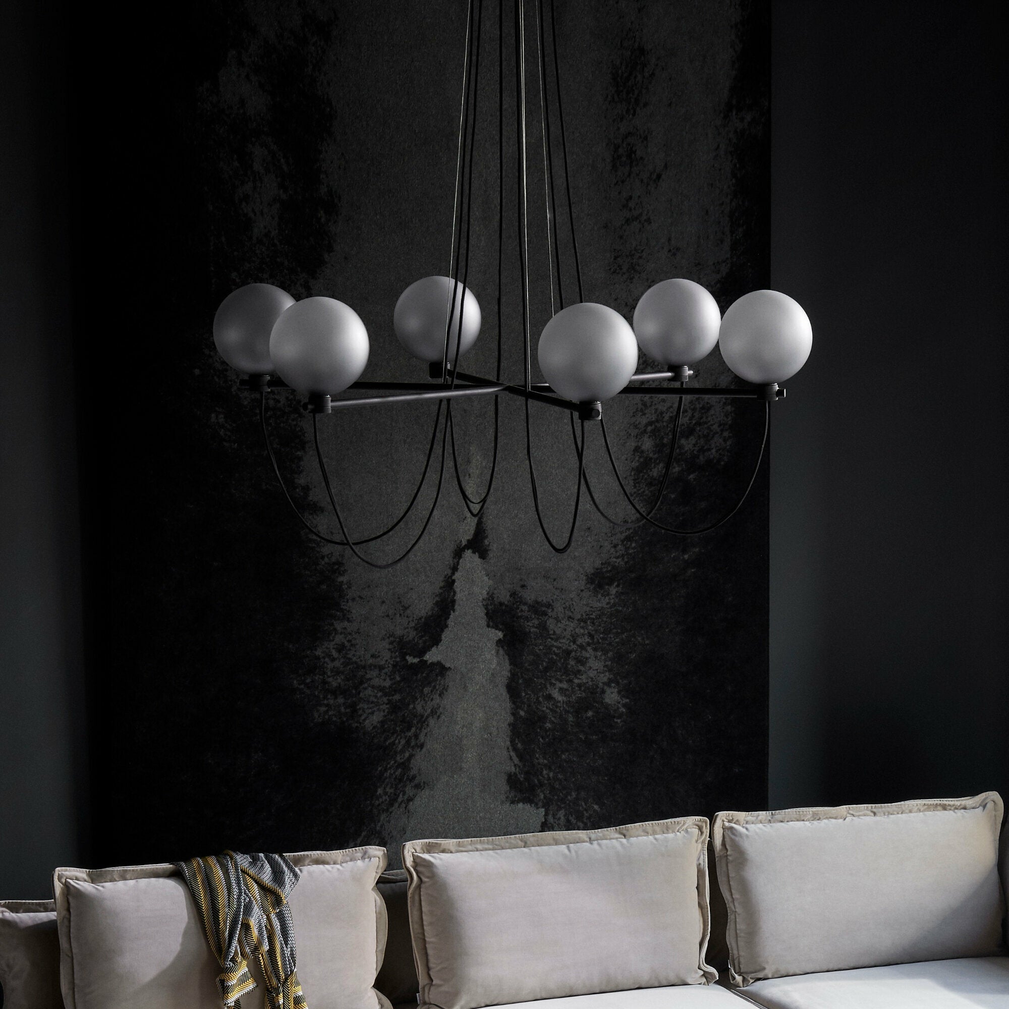 Suspension noire 6-Globe - HANDVÄRK - The Cool Republic