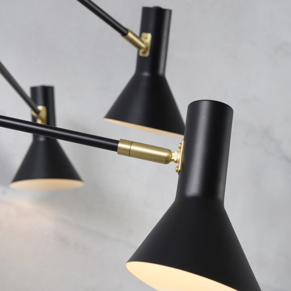 Suspension noire ajustable 6 lampes Izmir - It's about Romi - The Cool Republic
