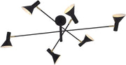 Suspension noire ajustable 6 lampes Izmir - It's about Romi - The Cool Republic