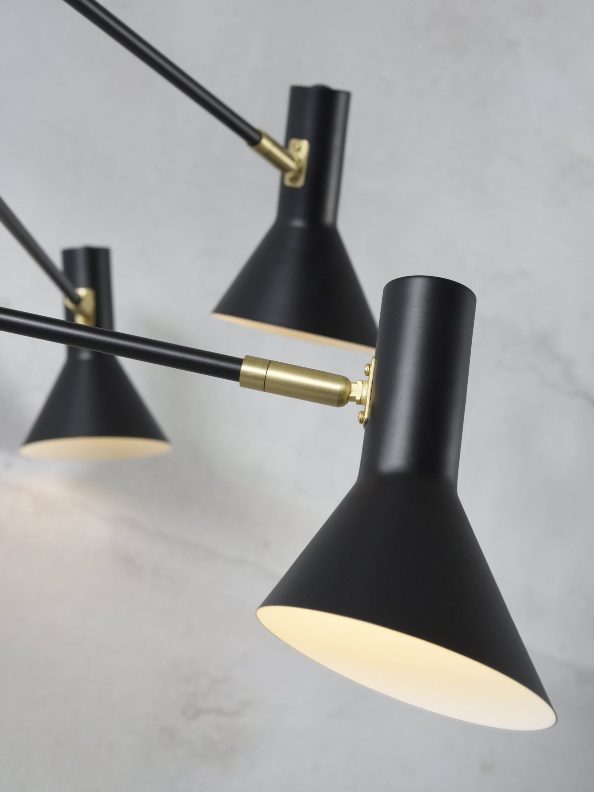 Suspension noire ajustable 6 lampes Izmir - It's about Romi - The Cool Republic