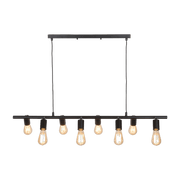 Suspension noire ajustable 8 lampes Miami - It's about Romi - The Cool Republic