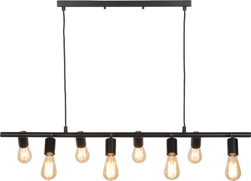 Suspension noire ajustable 8 lampes Miami - It's about Romi - The Cool Republic