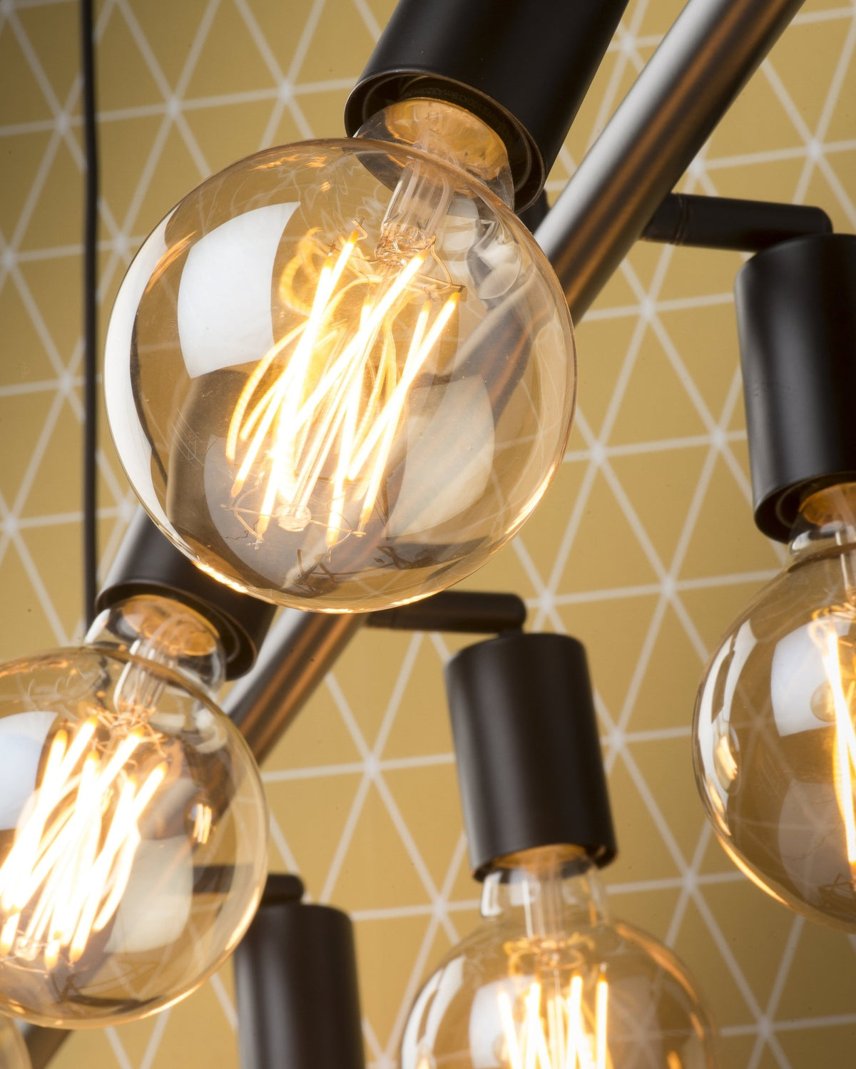 Suspension noire ajustable 8 lampes Miami - It's about Romi - The Cool Republic