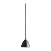 Suspension noire base argenté en laiton 16 cm BL9 - Gubi - The Cool Republic