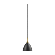 Suspension noire base dorée en laiton 16 cm BL9 - Gubi - The Cool Republic