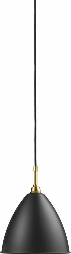 Suspension noire base dorée en laiton 21 cm BL9 - Gubi - The Cool Republic