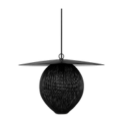 Suspension noire et base en métal noir 22 cm Satellite - Gubi - The Cool Republic