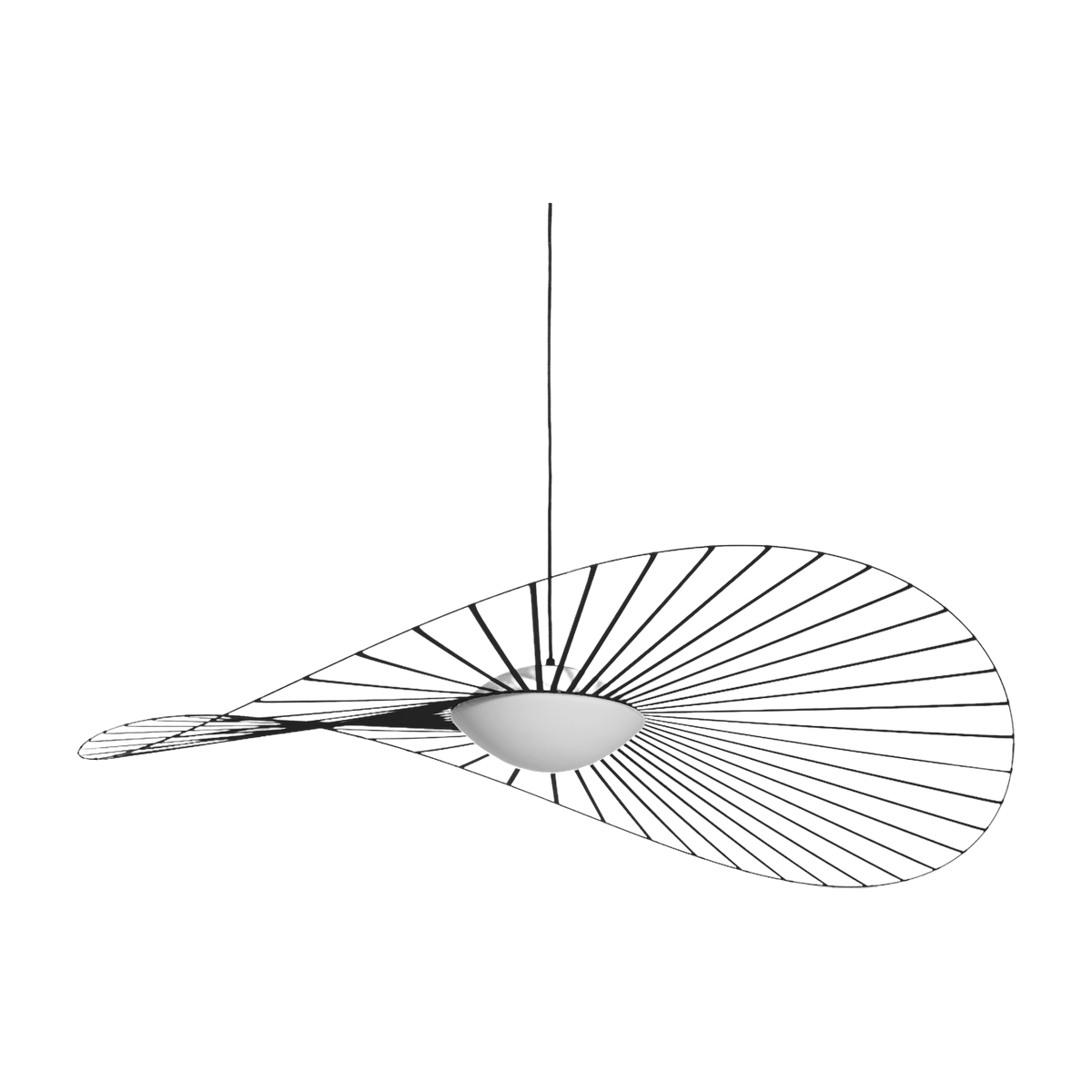 Black and white suspension 110 cm Vertigo Nova - Petite Friture - The Cool Republic