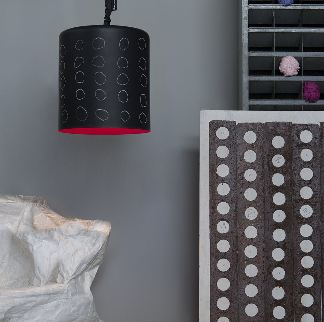 Suspension noire et blanche Bin Lavagna - In-es.artdesign - The Cool Republic