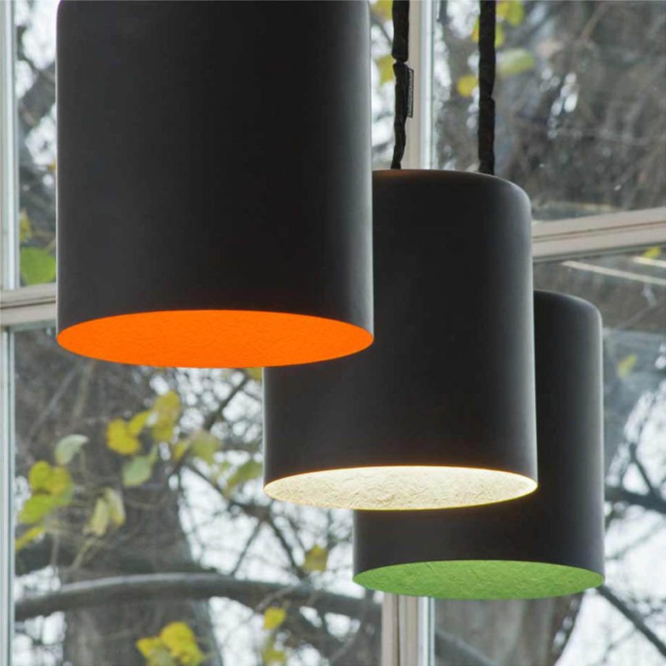 Suspension noire et blanche Bin Lavagna - In-es.artdesign - The Cool Republic