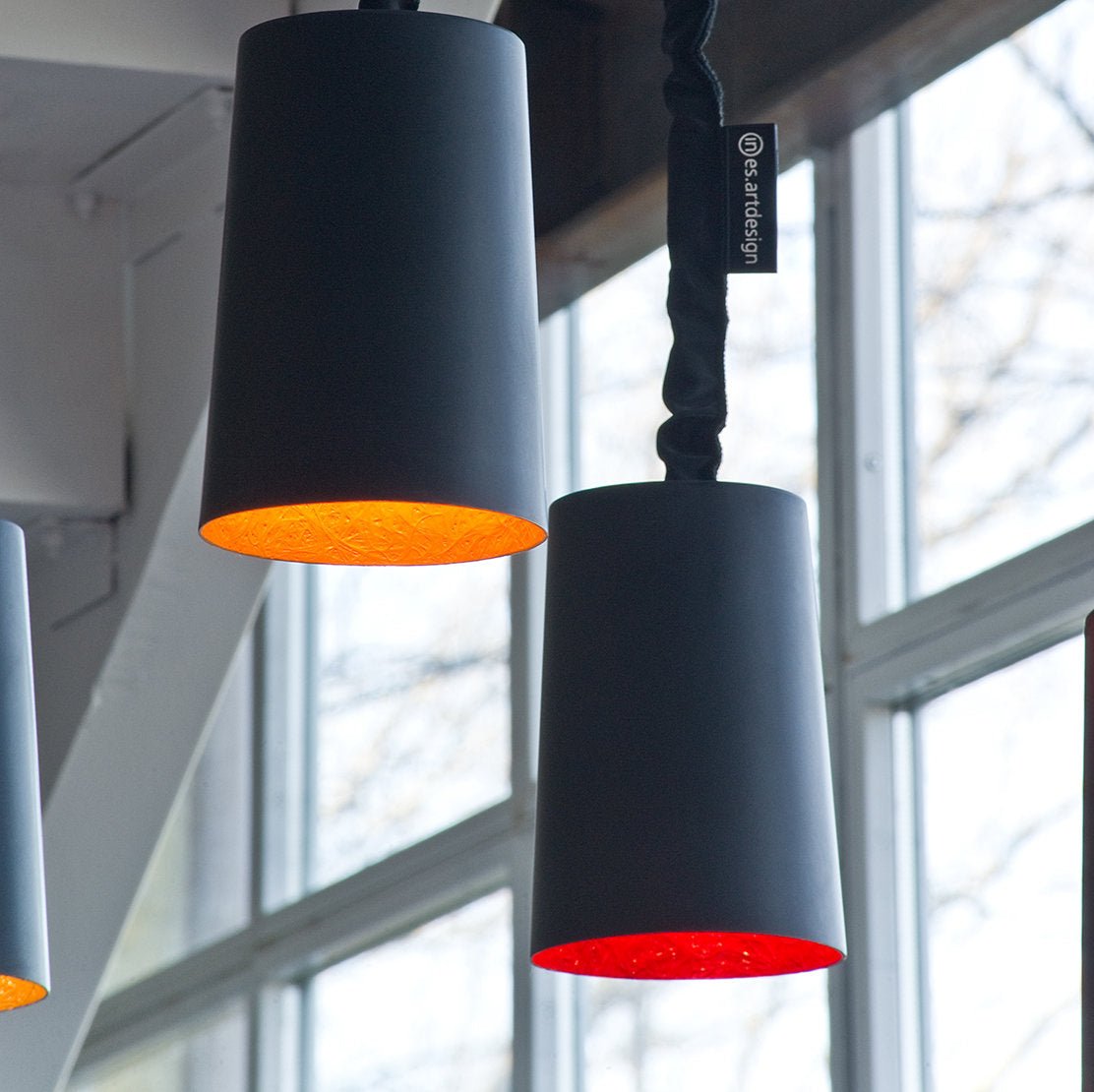 Suspension noire et blanche Paint Lavagna - In-es.artdesign - The Cool Republic