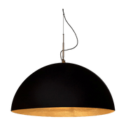 Suspension noire et dorée Mezza Luna - In-es.artdesign - The Cool Republic