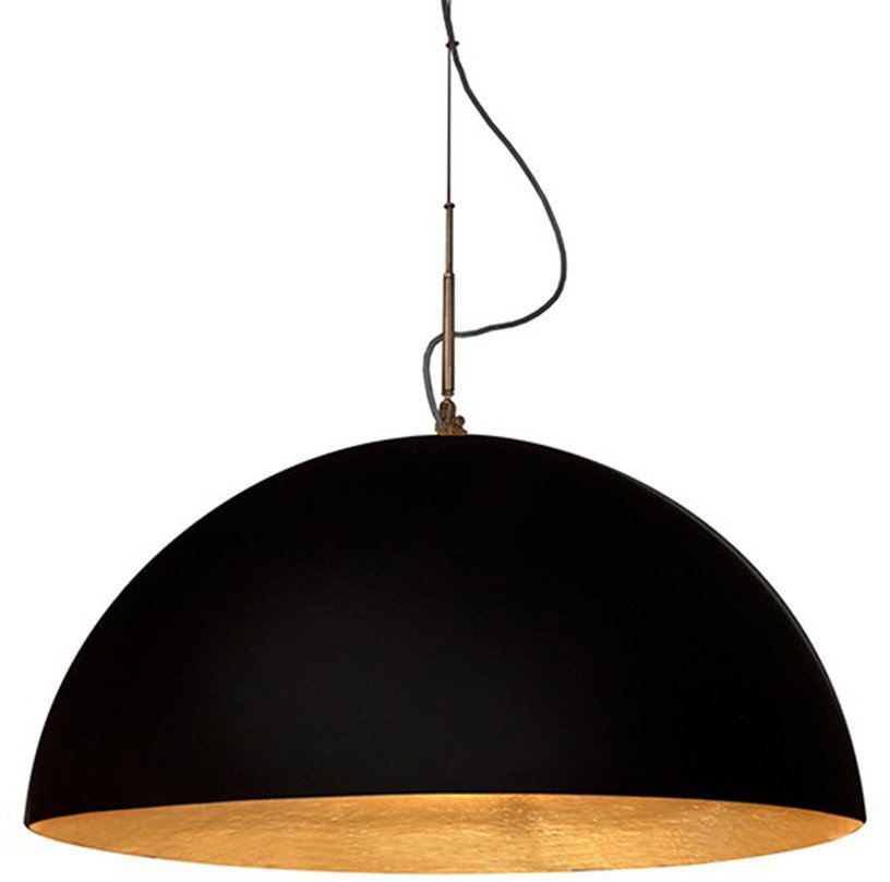 Suspension noire et dorée Mezza Luna - In - es.artdesign - The Cool Republic