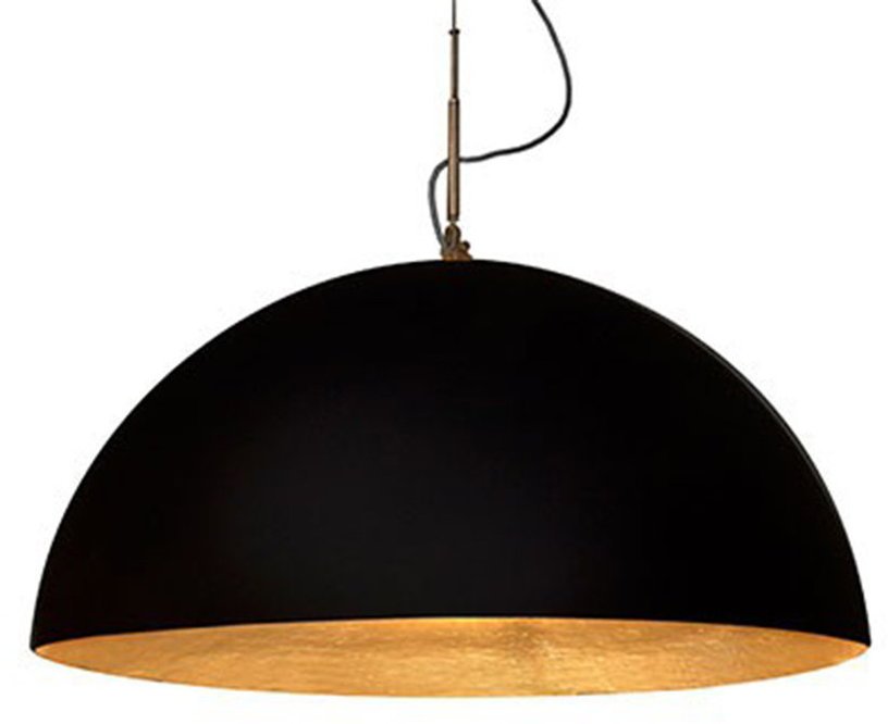 Suspension noire et dorée Mezza Luna - In - es.artdesign - The Cool Republic