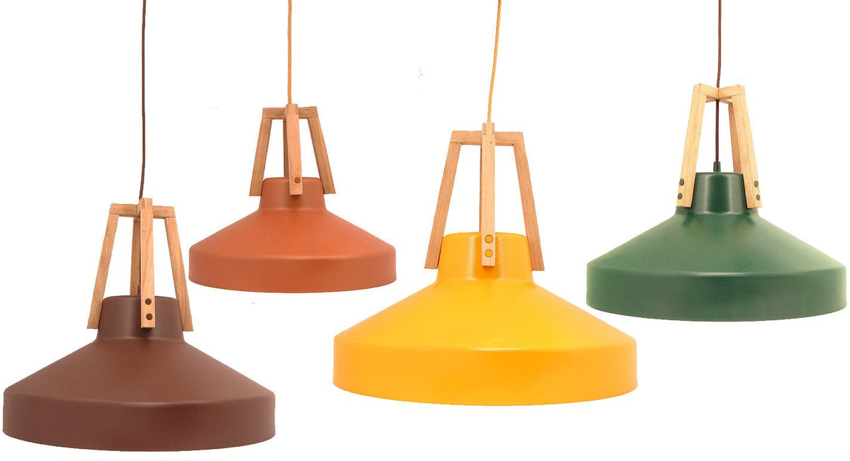 Suspension noire et or 33 cm Work - Loftyou - The Cool Republic