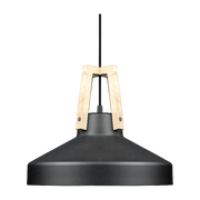 Suspension noire et or 33 cm Work - Loftyou - The Cool Republic