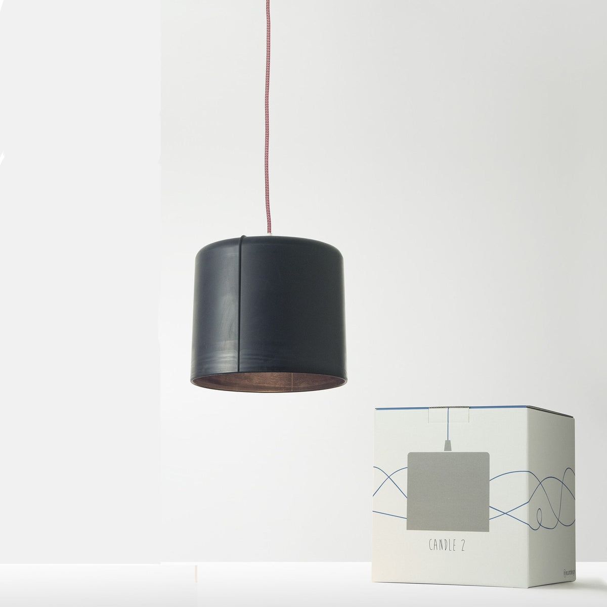 Suspension noire et orange Candle 2 - In-es.artdesign - The Cool Republic