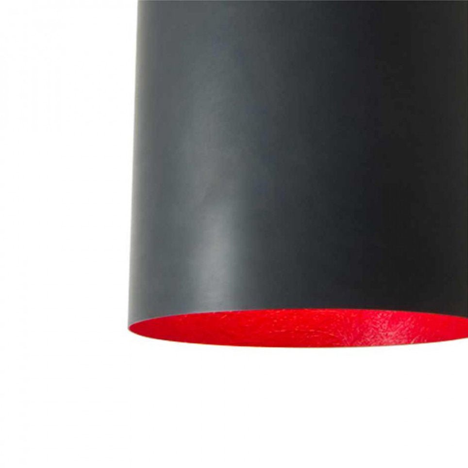 Suspension noire et rouge Bin Lavagna - In-es.artdesign - The Cool Republic