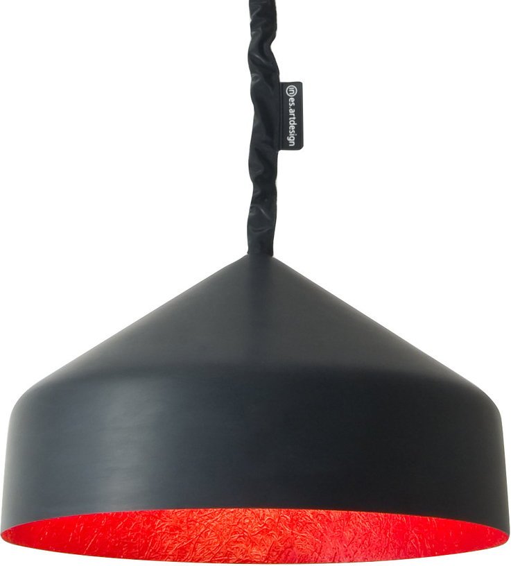 Suspension noire et rouge Cyrcus Lavagna - In - es.artdesign - The Cool Republic