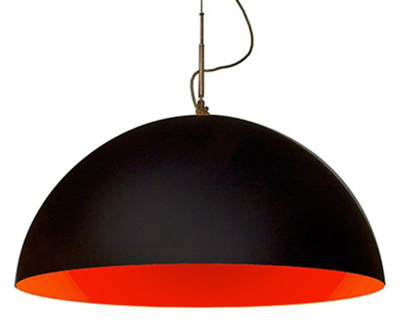 Suspension noire et rouge Mezza Luna - In - es.artdesign - The Cool Republic