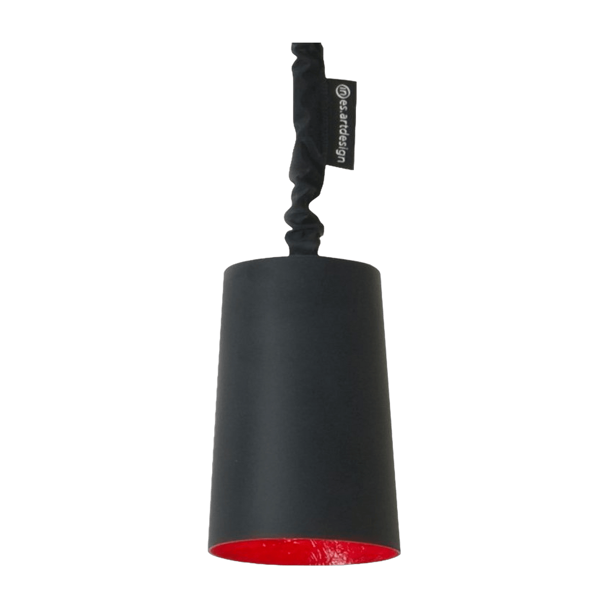 Suspension noire et rouge Paint Lavagna - In-es.artdesign - The Cool Republic
