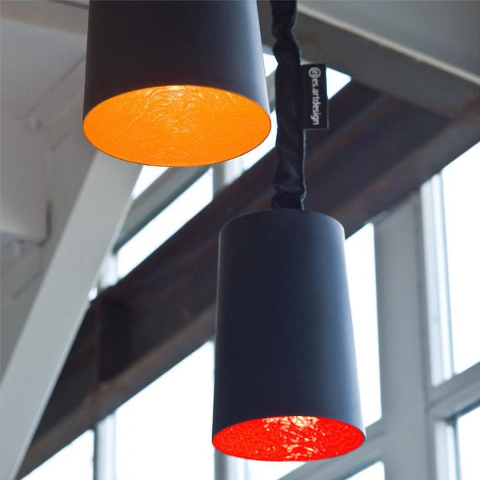 Suspension noire et rouge Paint Lavagna - In-es.artdesign - The Cool Republic