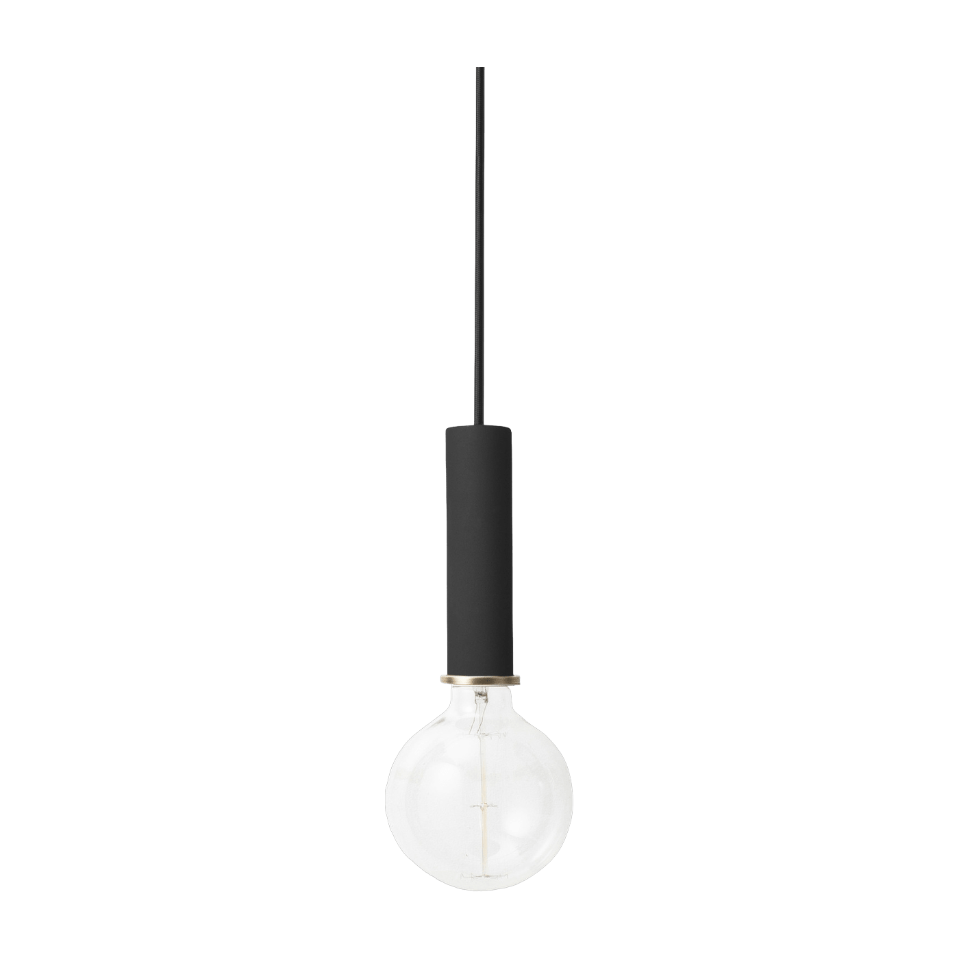 Suspension noire Socket high - Ferm Living - The Cool Republic