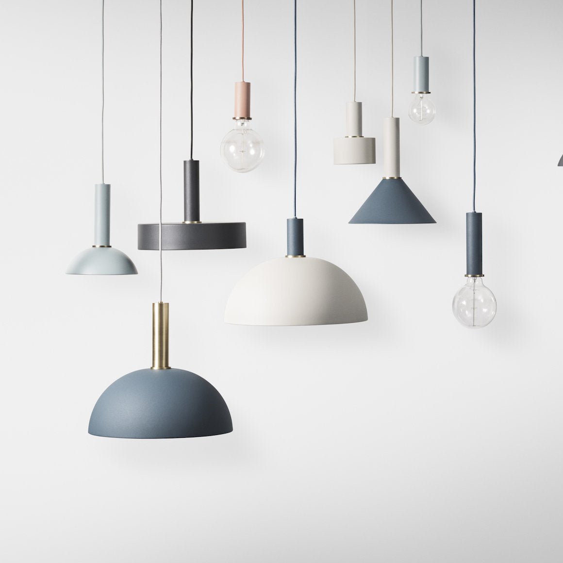 Suspension noire Socket high - Ferm Living - The Cool Republic