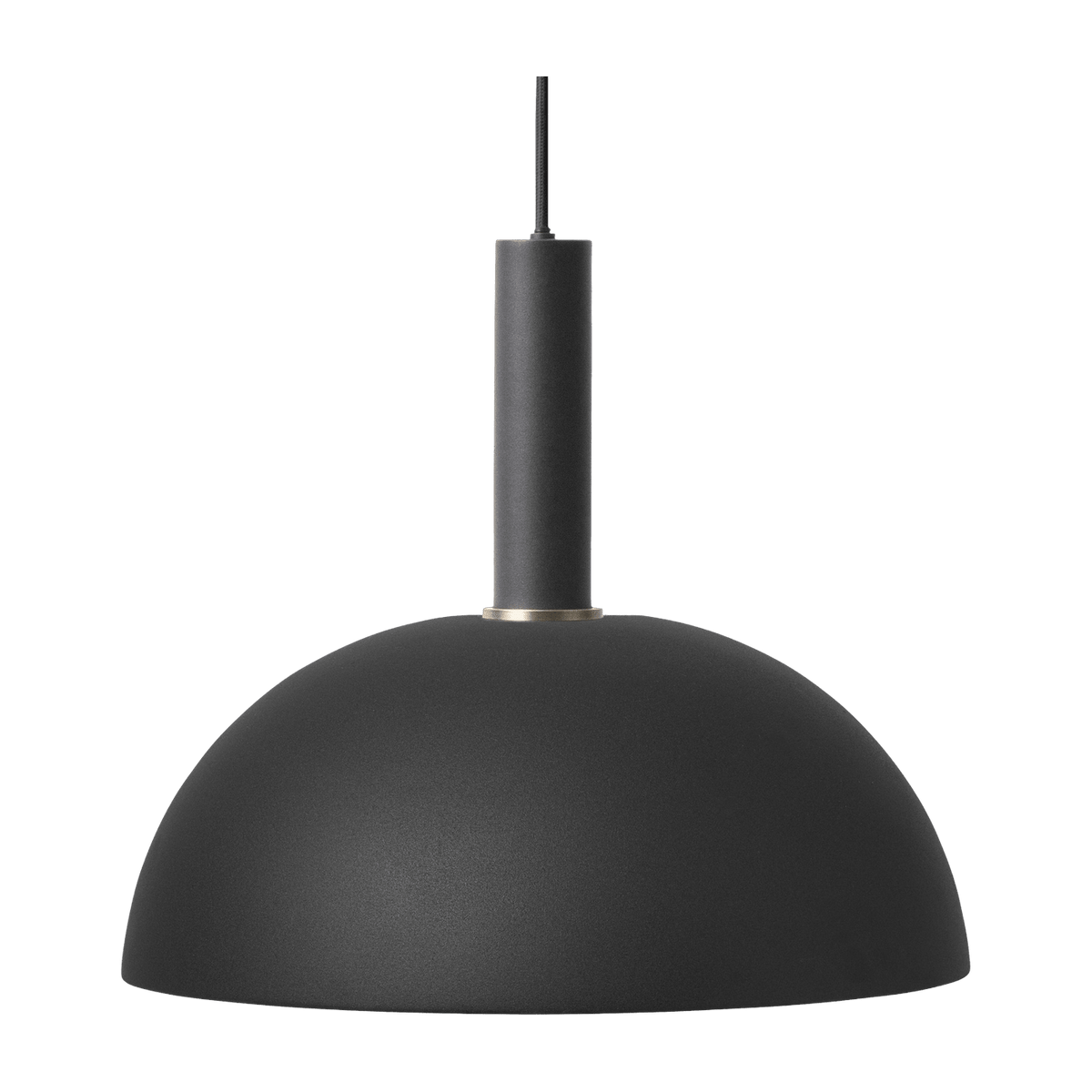 Suspension noire socket high noir Dome Collect - Ferm Living - The Cool Republic