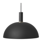 Suspension noire socket low noir Dome Collect - Ferm Living - The Cool Republic