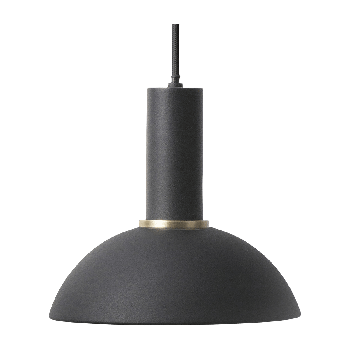 Suspension noire socket low noir Hoop Collect - Ferm Living - The Cool Republic