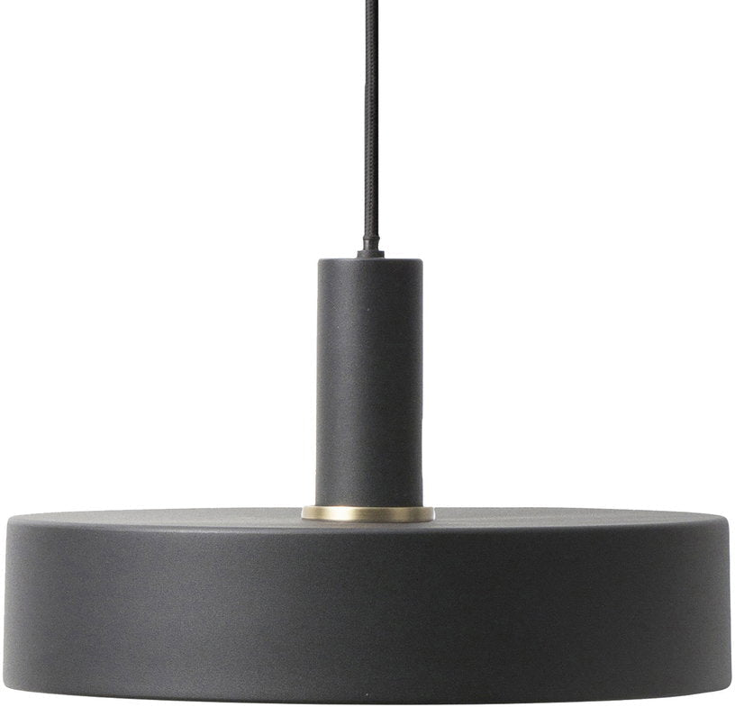 Suspension noire socket low noir Record Collect - Ferm Living - The Cool Republic