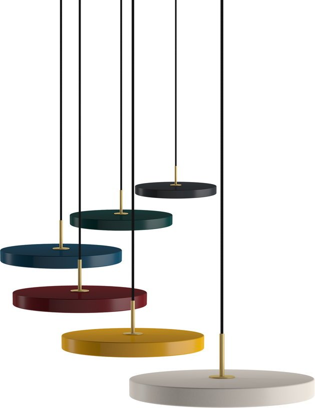 Suspension Nuance Mist détail laiton LED Asteria - UMAGE - The Cool Republic