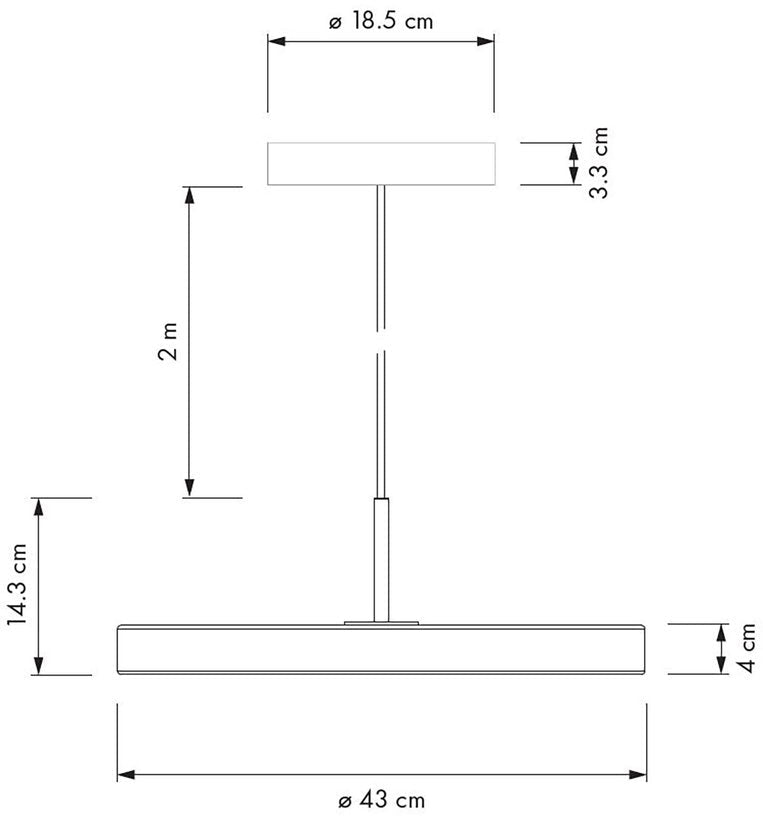 Suspension Nuance Mist détail laiton LED Asteria - UMAGE - The Cool Republic