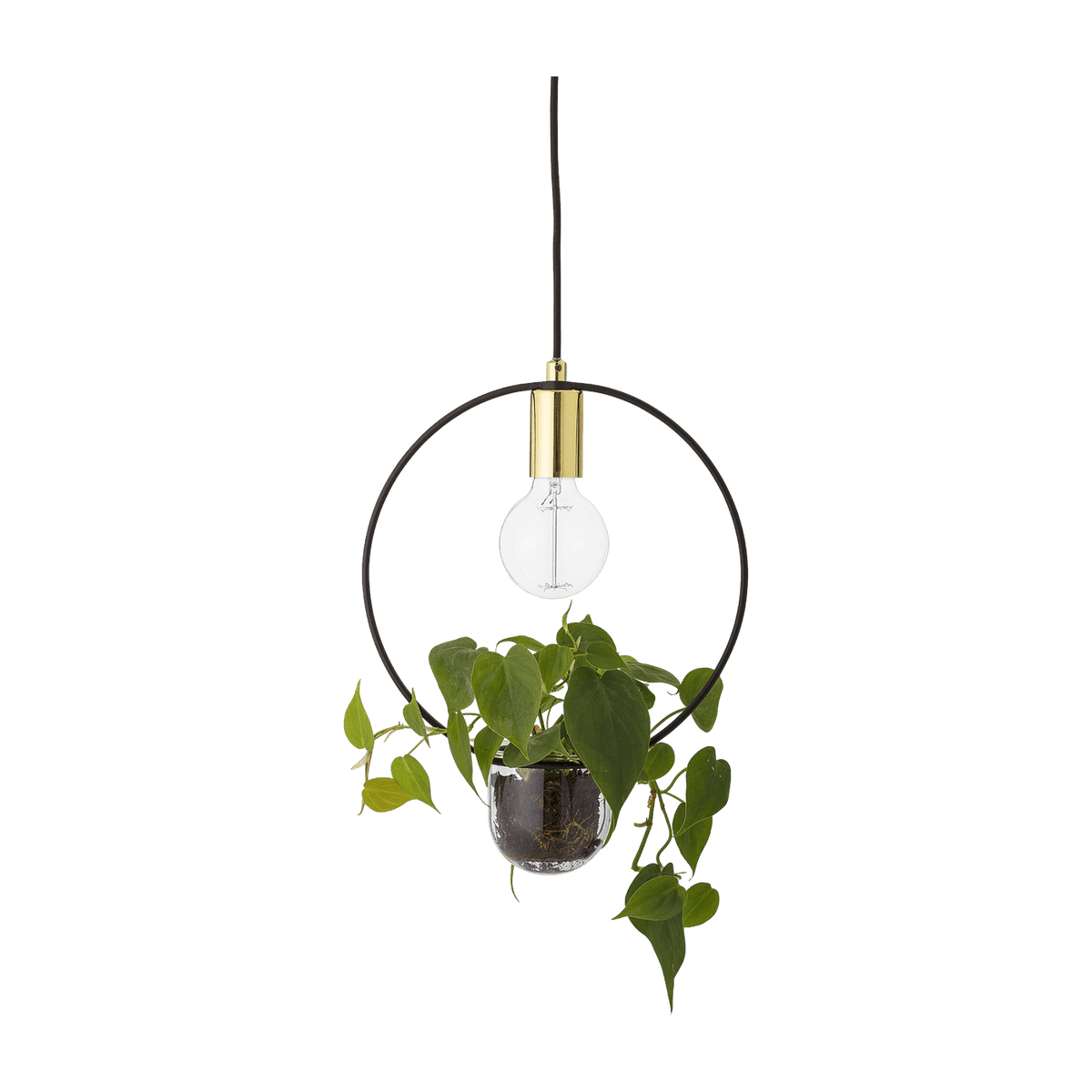 Gold and Metal Pendant Light Caralina - Bloomingville - The Cool Republic
