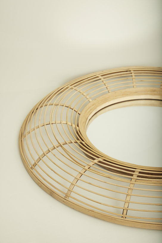 Suspension rond en verre noir 25cm Revolve - Hübsch