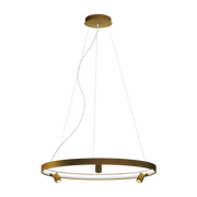Suspension ronde 100 cm in metal bronze Arena - Panzeri - The Cool Republic