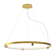 Suspension ronde 150 cm in brass Arena - Panzeri - The Cool Republic