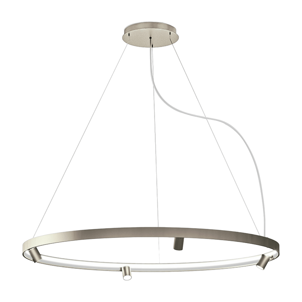 Suspension ronde 150 cm in titanium Arena - Panzeri - The Cool Republic